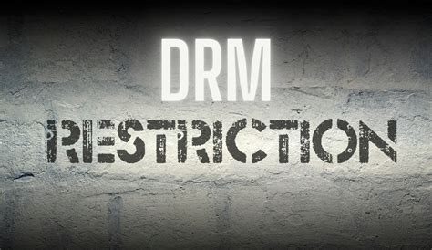 Remove any DRM restrictions